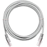 Патч-корд NETLAN EC-PC4UD55B-BC-PVC-100-GY-5, 10м, 5 шт.