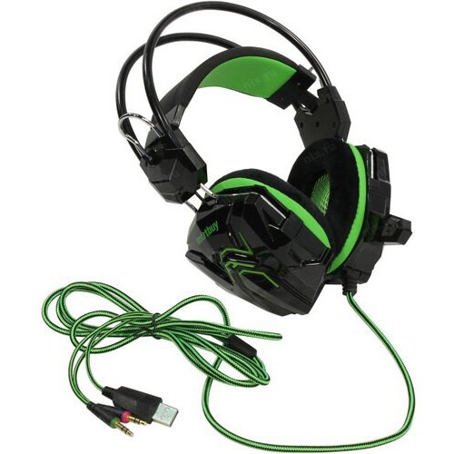 Гарнитура SmartBuy Rush Snake Black/Green (SBHG-1200)