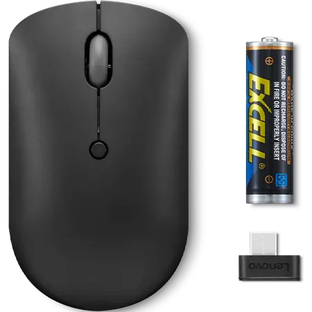 Мышь Lenovo 400 USB-C Wireless Compact - GY51D20865 - фото 4