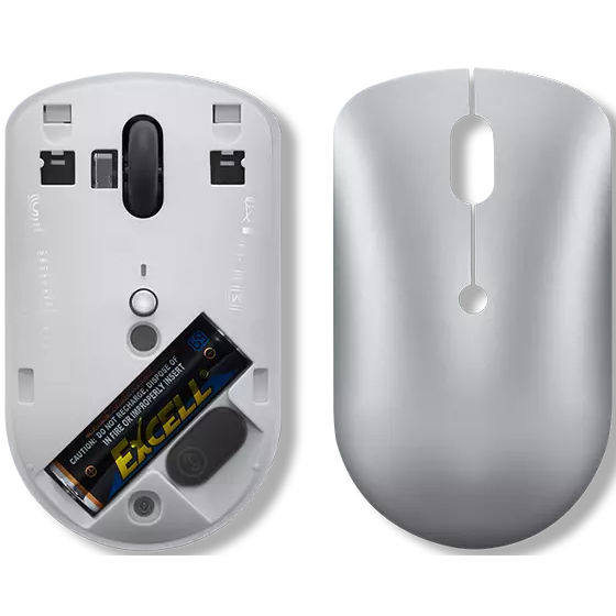 Мышь Lenovo 540 USB-C Wireless Compact Cloud Grey - GY51D20869 - фото 6