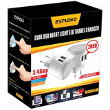 Сетевое зарядное устройство Exployd EX-Z-777