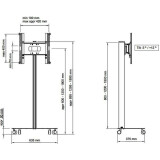 Мобильная стойка SMS Flatscreen FM MST1800 A/B (FS091005-P0)