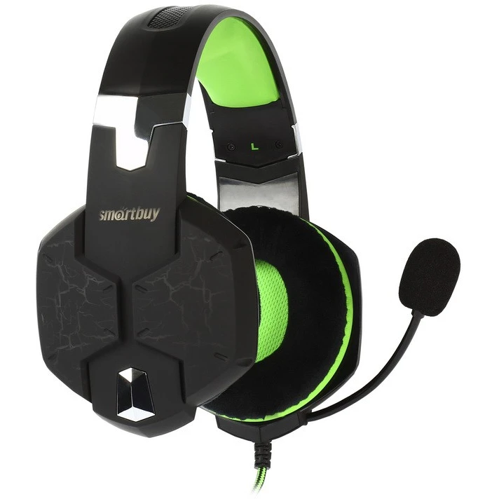 Гарнитура SmartBuy Rush Taipan Black/Green (SBHG-3100) - фото 2