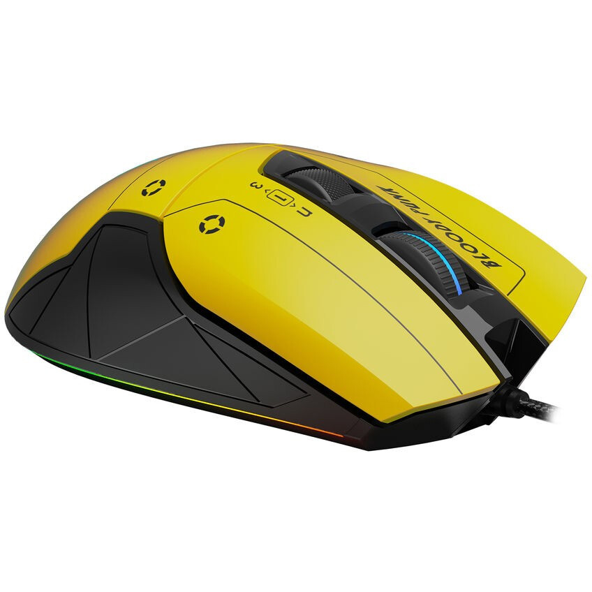 Мышь Bloody W70 Max Punk Yellow/Black - фото 4