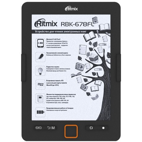 Электронная книга Ritmix RBK-678FL