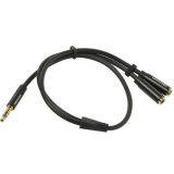 Разветвитель 3.5 Jack (M) - 2x 3.5 Jack (F), 0.3м, Vention BBWBY