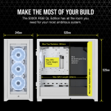 Корпус Corsair iCUE 5000X RGB QL White (CC-9011233-WW)