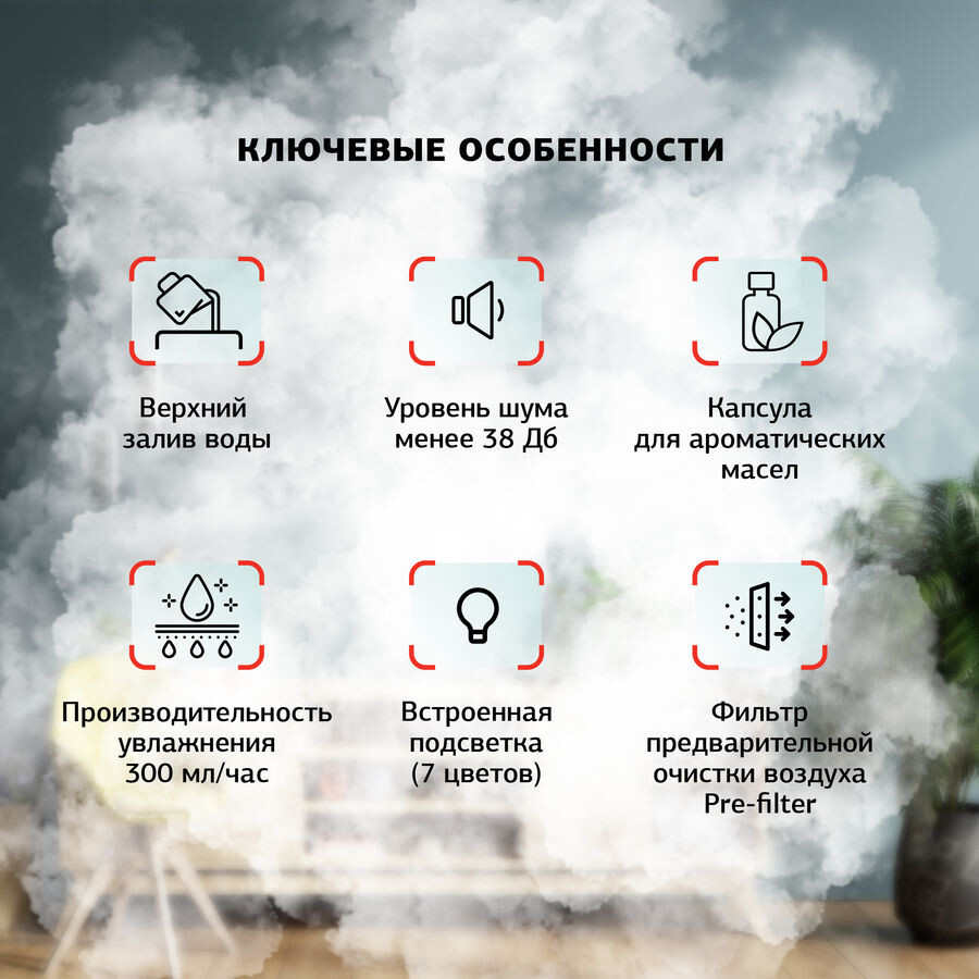 Увлажнитель воздуха Starwind SHC5310B - фото 5