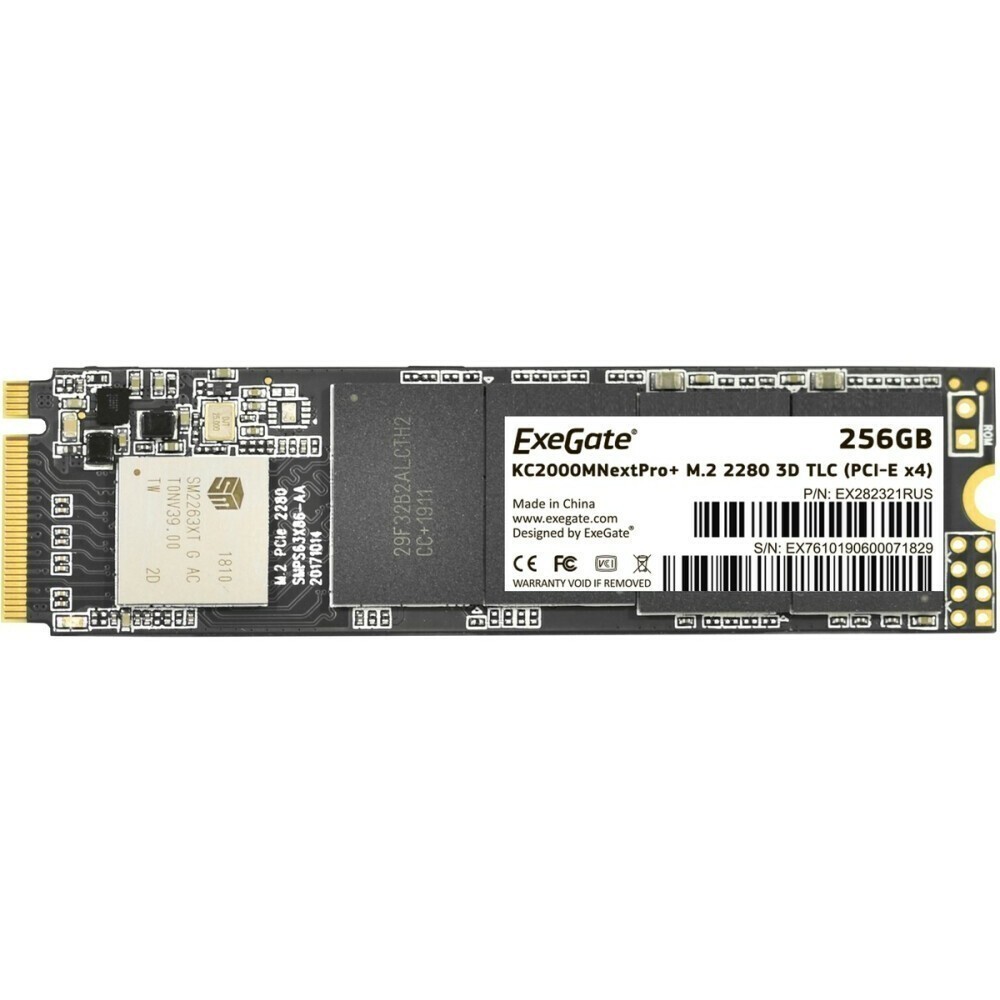 Накопитель SSD 256Gb ExeGate NextPro+ (KC2000TP256) - EX282321RUS