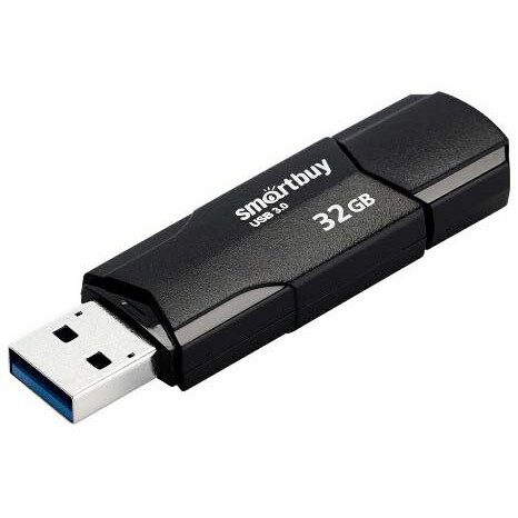 USB Flash накопитель 32GB SmartBuy Clue Black (SB32GBCLU-K3)