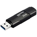 USB Flash накопитель 32Gb SmartBuy Clue Black (SB32GBCLU-K3)