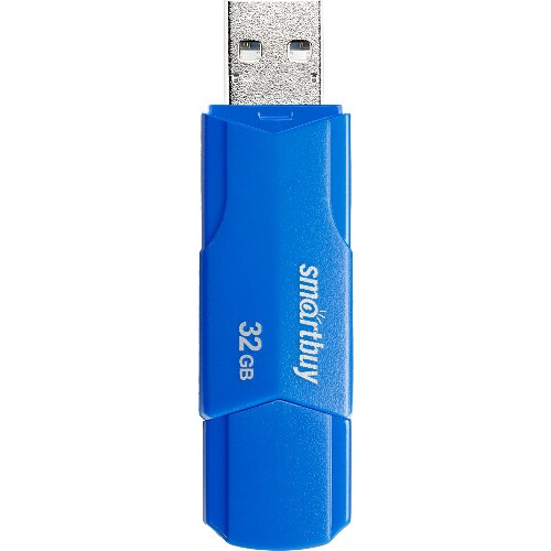 USB Flash накопитель 32Gb SmartBuy Clue Blue (SB32GBCLU-BU) - фото 3