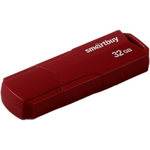 USB Flash накопитель 32Gb SmartBuy Clue Burgundy (SB32GBCLU-BG)