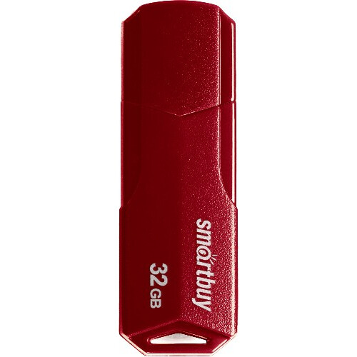 USB Flash накопитель 32Gb SmartBuy Clue Burgundy (SB32GBCLU-BG) - фото 3
