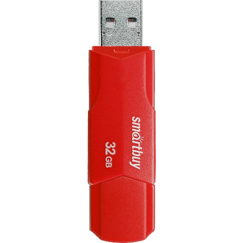 USB Flash накопитель 32Gb SmartBuy Clue Red (SB32GBCLU-R) - фото 3