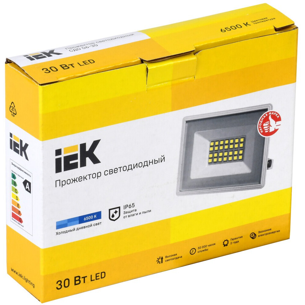 Прожектор IEK LPDO601-30-65-K01 - фото 2