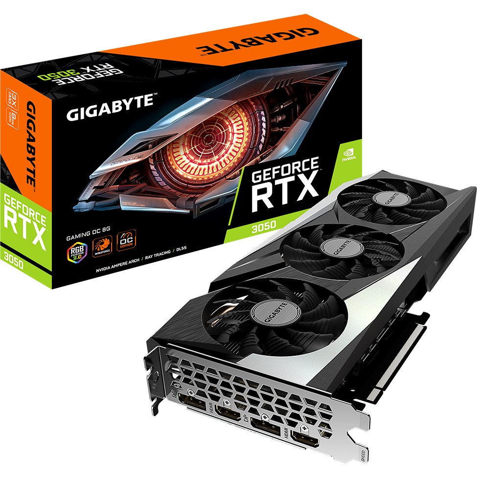 Видеокарта NVIDIA GeForce RTX 3050 Gigabyte 8Gb (GV-N3050GAMING OC-8GD) - фото 7