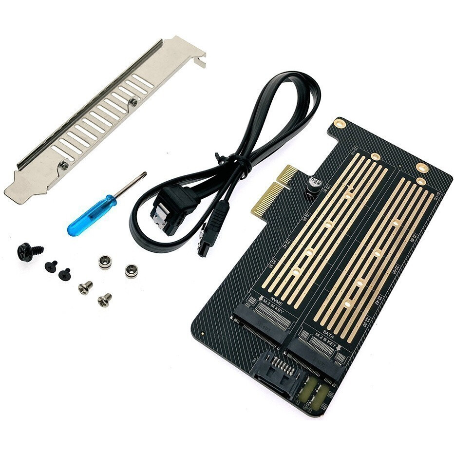 Переходник PCI-E/SATA - M.2 Espada PCIe2M2
