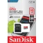 Карта памяти 16Gb MicroSD SanDisk Ultra + SD адаптер (SDSQUAR-016G-GN6MA)
