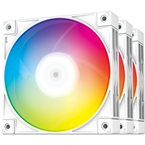 Вентилятор для корпуса DeepCool FC120 White 3 in 1 RGB - FC120-WHAMN3-G-1