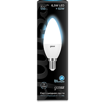 Светодиодная лампочка Gauss Candle 4100K (6.5 Вт, E14) - 103101207 - фото 2