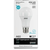 Светодиодная лампочка Gauss Elementary A60 4100K (20 Вт, E27) (23229)