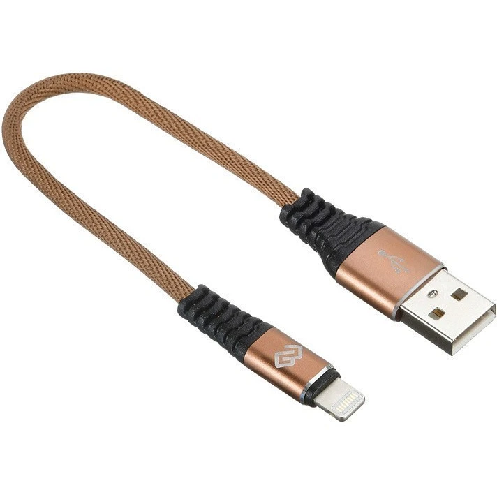 Кабель USB - Lightning, 0.15м, Digma LIGHT-0.15M-BR - LIGHT-0.15M-BR/1080148 - фото 2