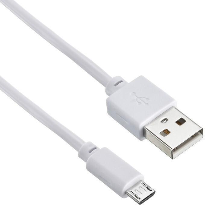 Кабель USB A (M) - microUSB B (M), 0.15м, Digma MICROUSB-0.15M-WH