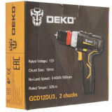 Дрель DEKO GCD12DU3 (063-4114)