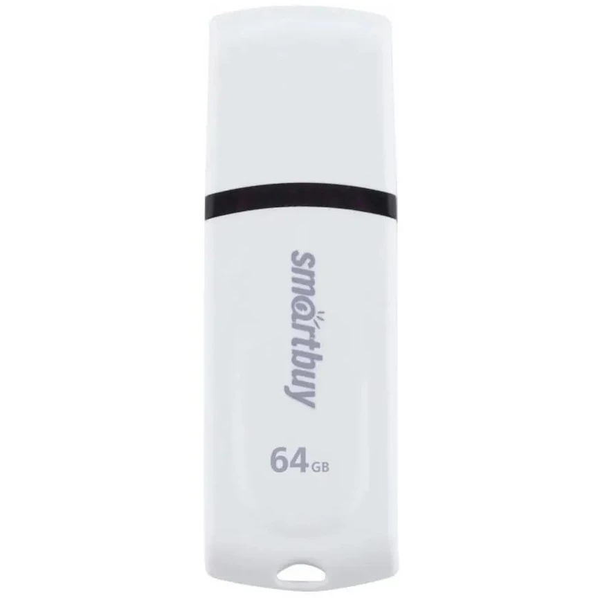 USB Flash накопитель 64Gb SmartBuy Paean White (SB64GBPN-W) - фото 2