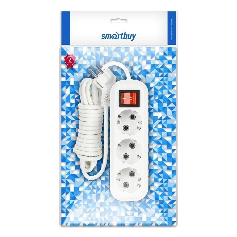 Сетевой удлинитель SmartBuy SBE-16-3-02-ZS - фото 2