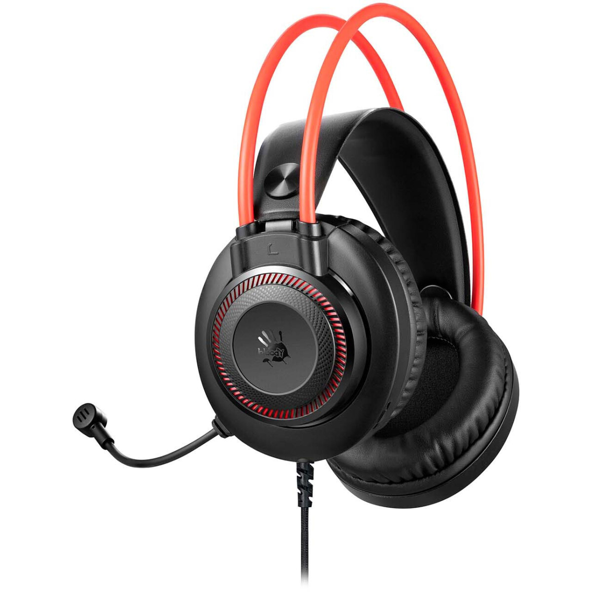 Гарнитура Bloody G200 Black/Red - фото 3