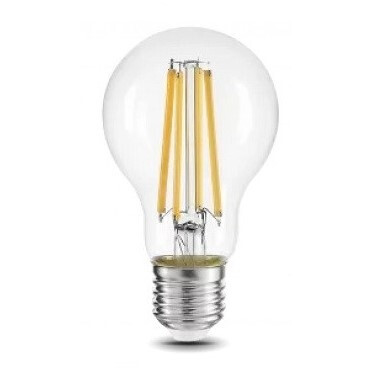 Филаментная лампочка Gauss Filament A60 2700K (15 Вт, E27)