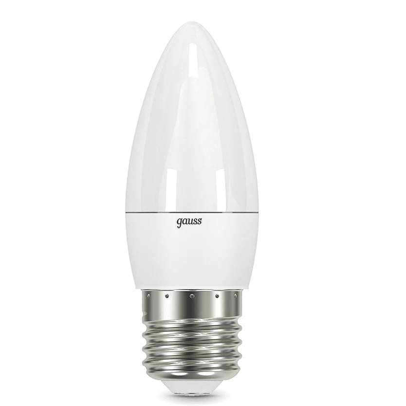 Светодиодная лампочка Gauss Elementary Candle 4100K (6 Вт, E27) - 33226