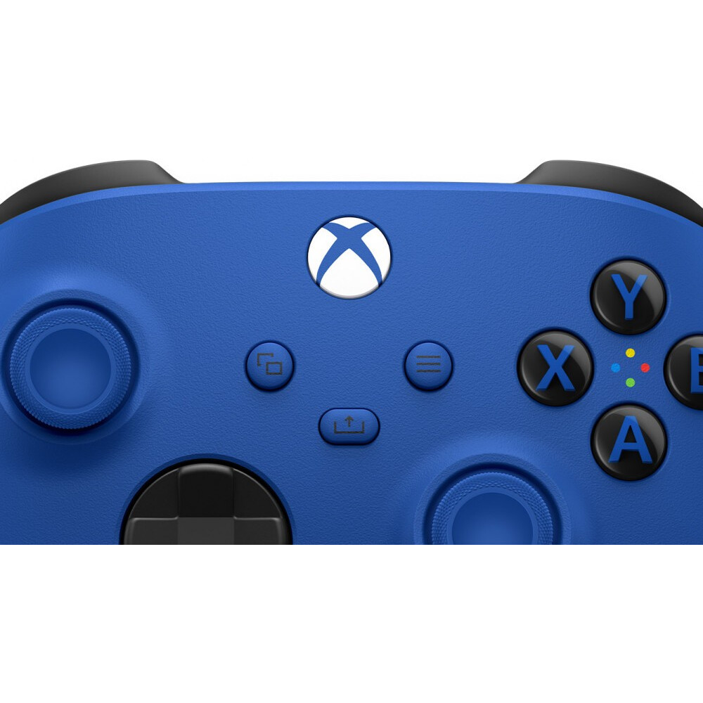 Геймпад Microsoft Xbox Wireless Controller Shock Blue - QAU-00002/009/065 - фото 4