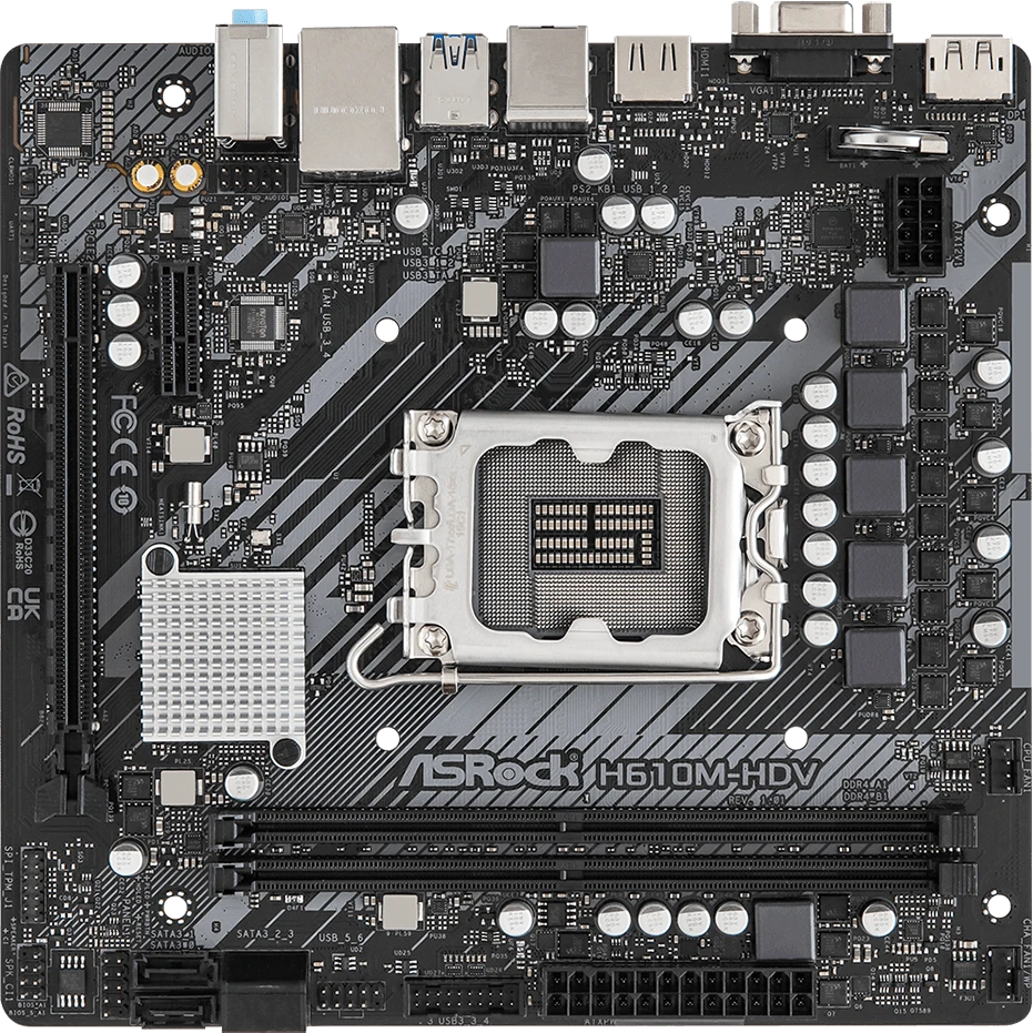 Материнская плата ASRock H610M-HDV