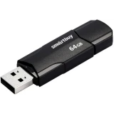 USB Flash накопитель 64Gb SmartBuy Clue Black (SB64GBCLU-K3)