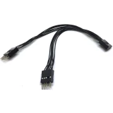 Переходник USB IDC 10pin (F) - 2x IDC 10pin (M), Espada E9pFto29pM