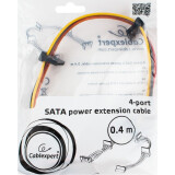 Кабель SATA - SATA, 0.4м, Gembird CC-SATAMF-03