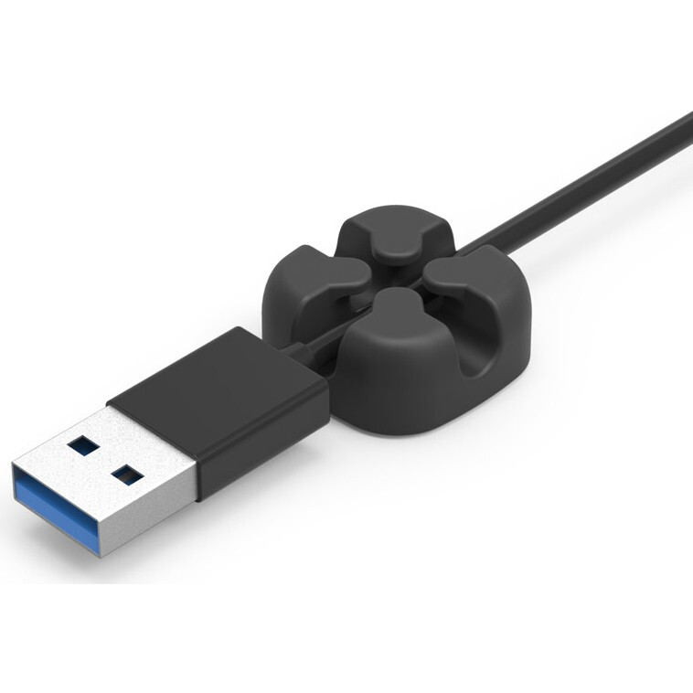 Держатель для кабелей Orico CBSX Black (5 шт.) - ORICO-CBSX-5 - фото 2