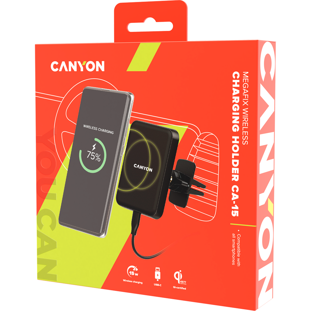 Автомобильный держатель Canyon CNE-CCA15B - фото 4