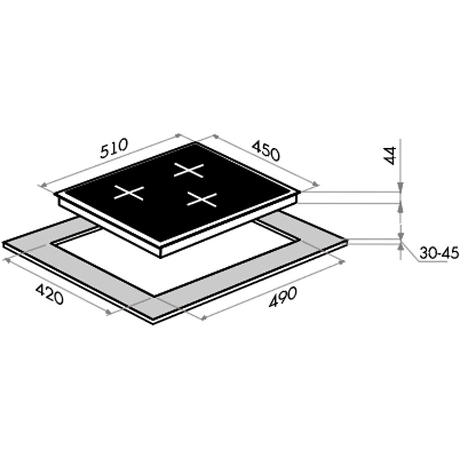 Электрическая варочная панель MAUNFELD EVCE.453.D-BK - фото 5