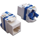 Вставка RJ-45 Lanmaster LAN-TK45U5E/180-WH