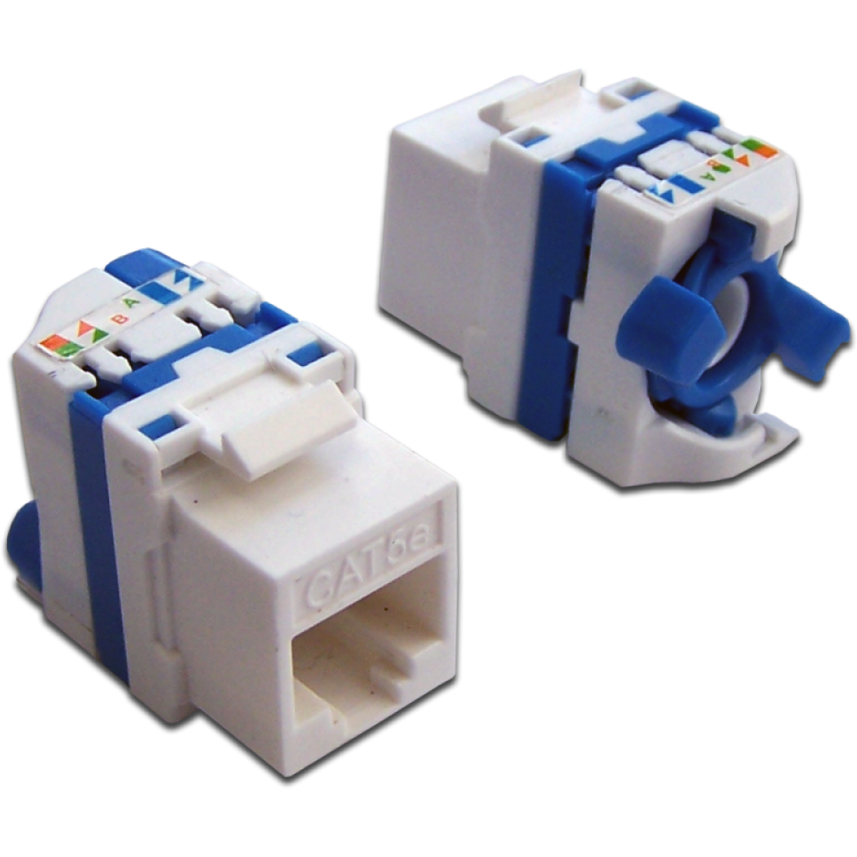 Вставка RJ-45 Lanmaster LAN-TK45U5E/180-WH