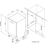 Встраиваемая посудомоечная машина Korting KDI 45985