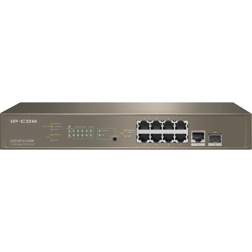 Коммутатор (свитч) IP-COM G5310P-8-150W