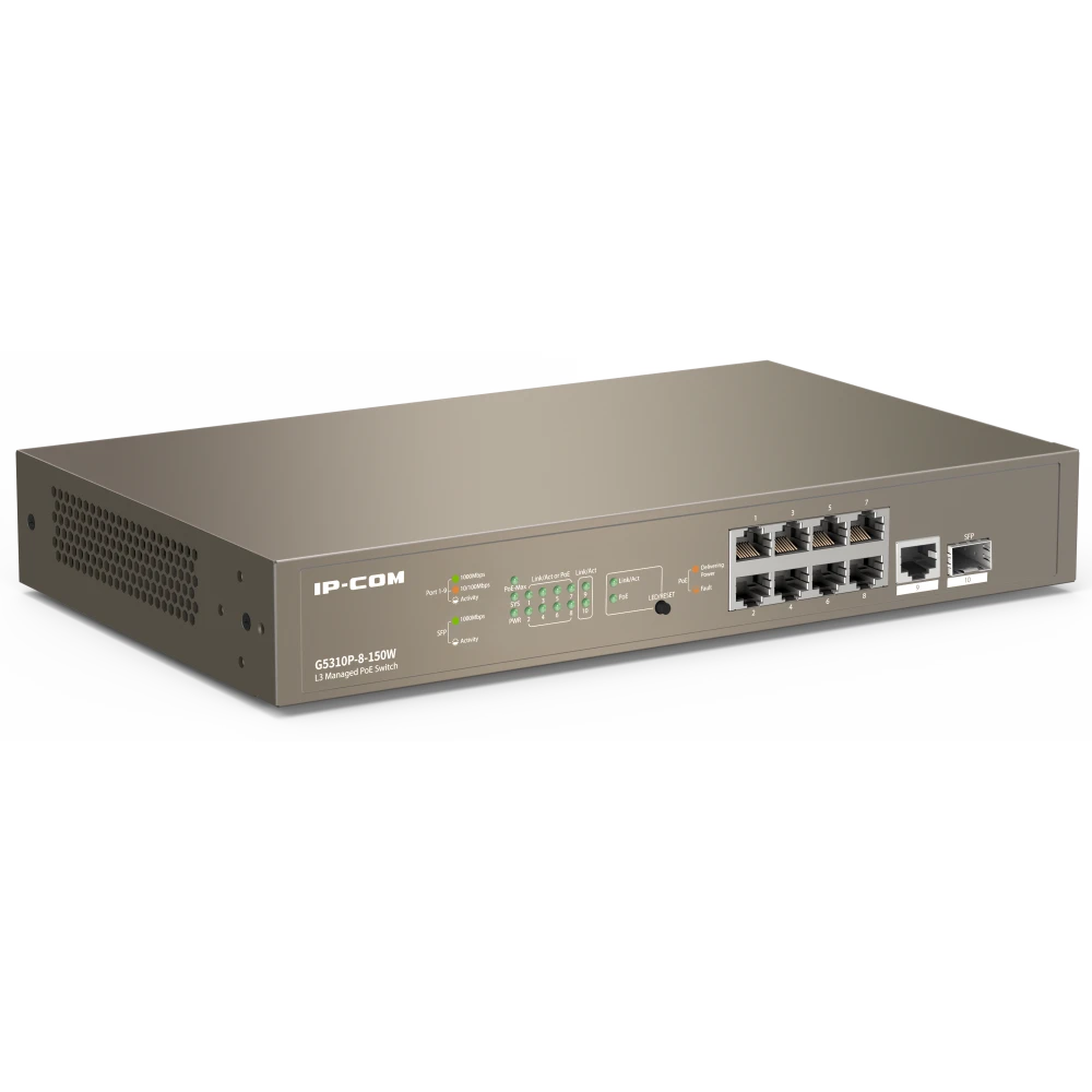 Коммутатор (свитч) IP-COM G5310P-8-150W - фото 2