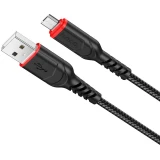 Кабель USB A (M) - microUSB B (M), 1м, HOCO X59 Black (HC-44890)