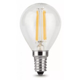 Филаментная лампочка Gauss Filament Globe Dimmable 4100K (7 Вт, E14) (105801207-S)