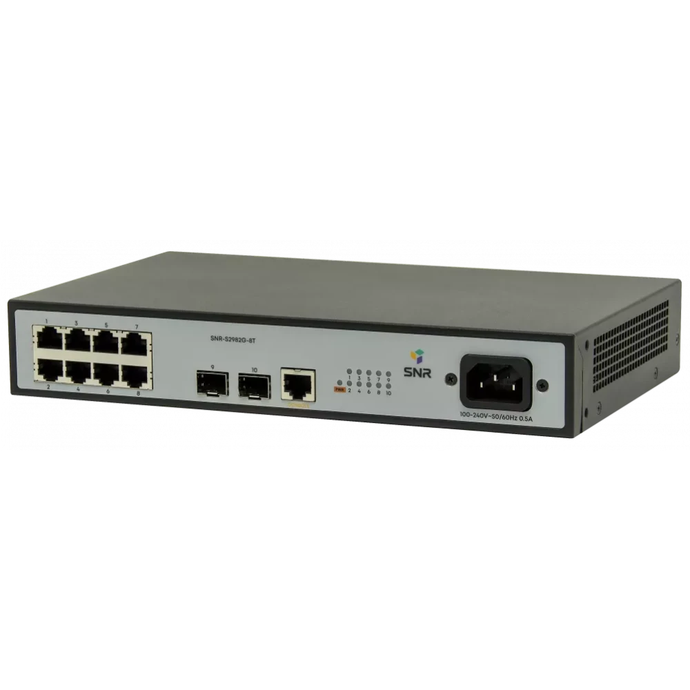 Коммутатор (свитч) SNR SNR-S2982G-8T - фото 2